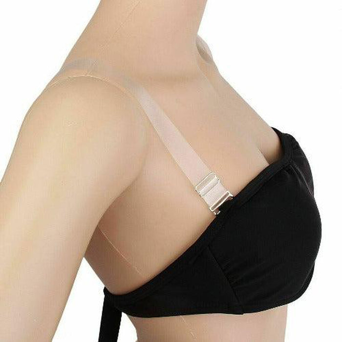 1pair Adjustable Invisible Transparent Clear Bra Accessories For